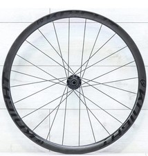 PAIR (2) Knight 35 TLA RIMS 700c CARBON AERO DISC 24H ALL/ROAD BLACK LOGOS