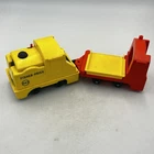 Vintage Fisher Price Little People 943 Train Engine Car Lift & Load Railroad