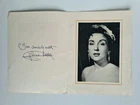 VINTAGE GLORIA LASSO PHOTO HARCOURT CIRCUS PINDER AUTOGRAPH SOUVENIR BOOKLET 50