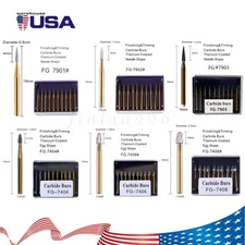 Dental Burs Tungsten Carbide Trimming &Finishing FG Friction Grip Burs 7901/7406