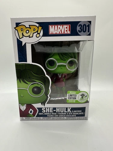 Funko Pop! Vinyl: Marvel - She-Hulk (Lawyer) 301 - Emerald City Comic Con Eccc
