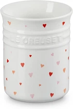Le Creuset Utensil Crock Heart White 1L Kitchen Utensil Stand Japan NEW