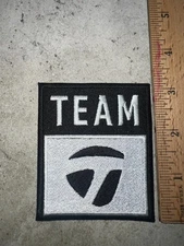 CUSTOM MADE Embroidered like Team Taylor Made Golf Patch. IRON ON SEW ON