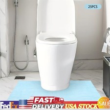 60 60cm U-Shape Toilet Mats Non-Woven Fabric Waterproof Floor Urine Covers Clean