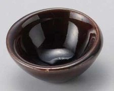 Japanese Tableware K092 048 Amber Glaze M Type Delicacy Made in Japan Japanese C