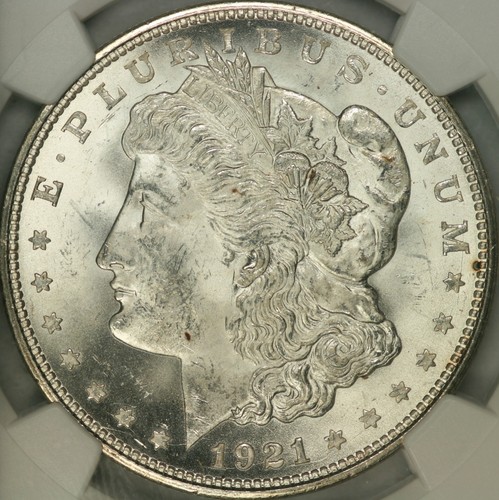 1921-D Morgan Dollar NGC MS66