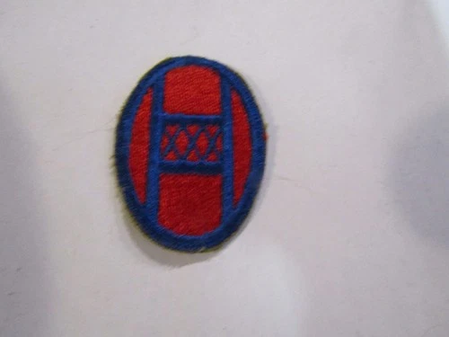 VINTAGE US MILITARY PATCH WW2 ERA US ARMY 30TH INFANTRY DIVISION