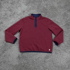 Marine Layer Sweatshirt Mens Large Corbet Quilted Reversible Henley Snap