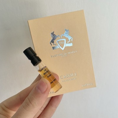 Parfums de Marly Cassili Sample Perfume .05 fl oz Unused Fruity Vanilla Floral