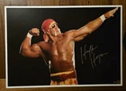 Hulk Hogan signed WWE WWF autographed photo with COA Val cert+ph proof