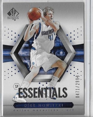 2004-05 SP Authentic - SP Essentials Dirk Nowitzki #96 /2999 Mavs NBA!