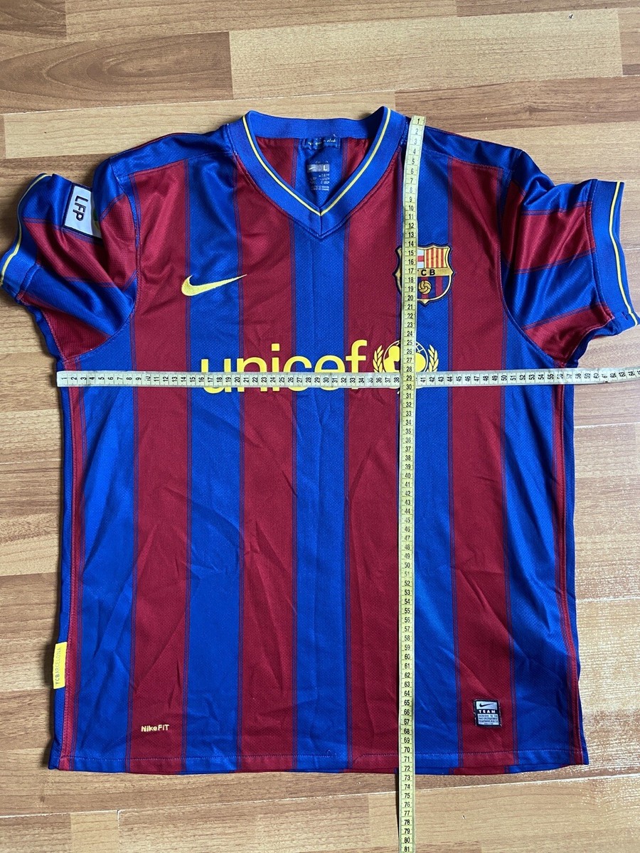 BARCELONA 2009 2010 HOME FOOTBALL SHIRT SOCCER JERSEY NIKE 343808