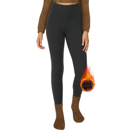 Pantalon Polaire Femme Legging Thermique Femme Kendindza - Intérieur Polaire, Taille Haute, Opaque Collant Hiver Polaire Pantalon Polaire Femme Legging Thermique Femme Kendindza - Intérieur Polaire, Taille Haute, Opaque Collant Hiver Polaire