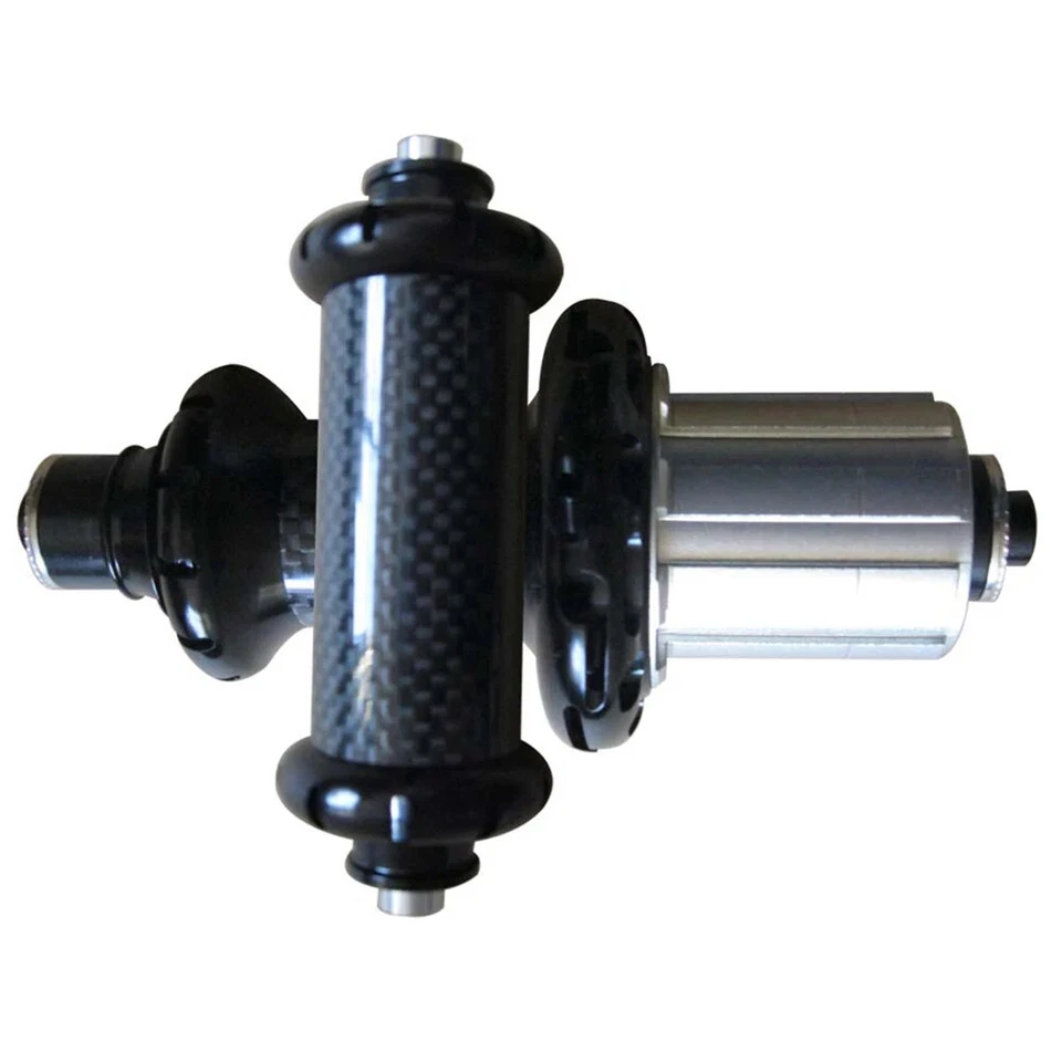 Bujes rectos de fibra de carbono para bicicleta de carretera Powerway R36 bujes delanteros traseros para bicicleta Foto 4 de 4