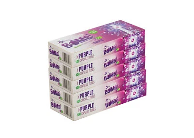 Fresh Bomb Purple Click Hülsen mit Aromakapsel 5 Boxen (500 Hülsen)