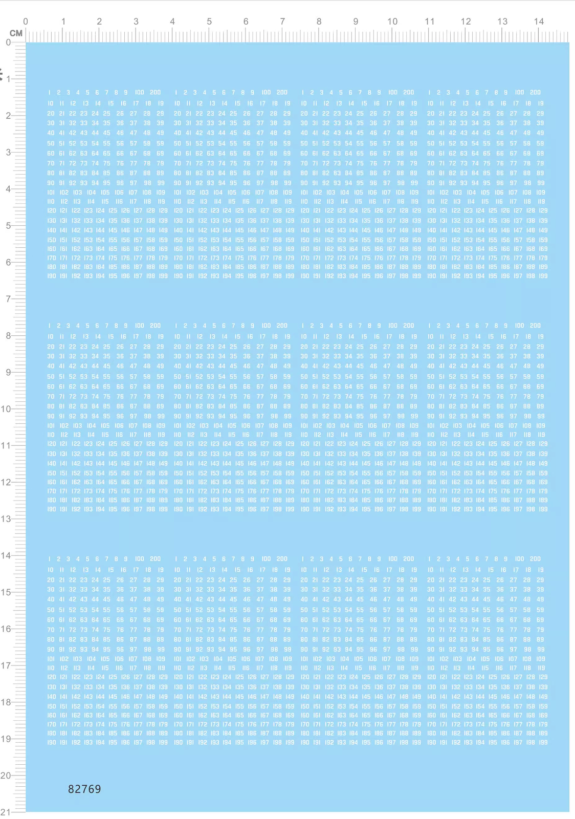 1/700 1-200 Ship Hull Number Naval Markings Military Water Slide Decal White