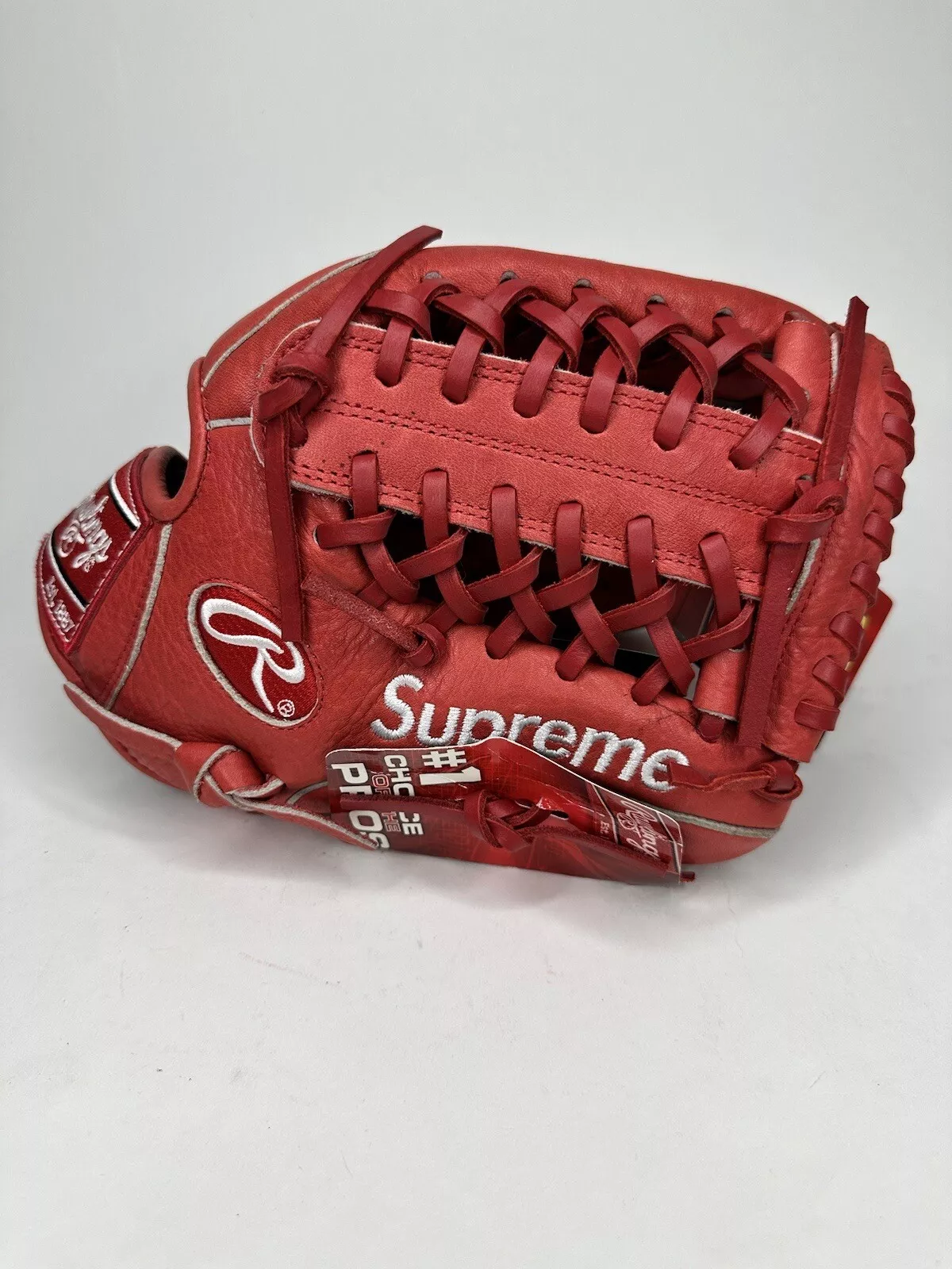 Gant de baseball Supreme Rawlings rouge SS/12 DS NEUF AVEC ÉTIQUETTES*
