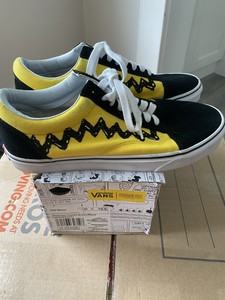 vans x peanuts old skool yellow