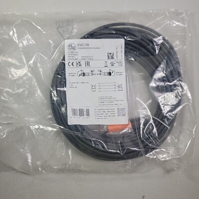 NEW IN PACKAGE IFM ELECTRONIC CONNECTION CABLE EVC108 - 10M
