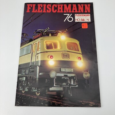 Fleischmann HO Piccolo N Model Train Railroad & Auto Rallye Catalog 1976 English