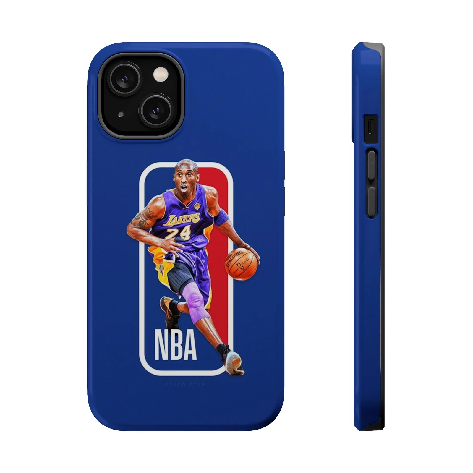 Kobe Bryant NBA Logo, Black Mamba Phone Case