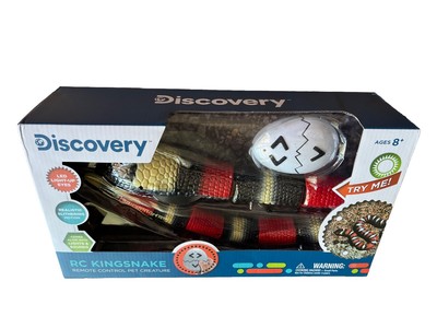 Discovery Kids Remote Controlled King Snake Light-up Eyes slithering RC Reptile
