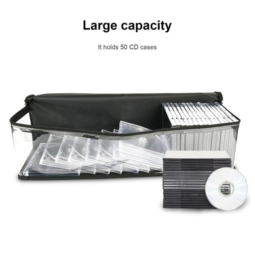 Durability Disc Carrying Case Clear Plastic Bags with Strong Handle - Afbeelding 4 van 8