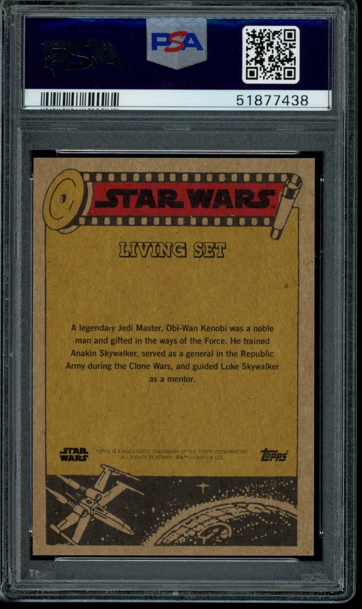 2020 Topps Star Wars Living Set #99 Obi-Wan Kenobi PSA 9 Mint Card
