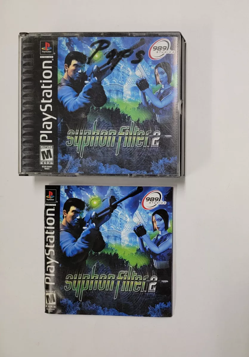 Syphon Filter (1999) and Syphon Filter 2 (2000) Playstation PS1 - Complete