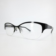 Next Issue AN 176 COL 90 Black half frame Cheetah Print Eyeglasses 52[]18 135mm