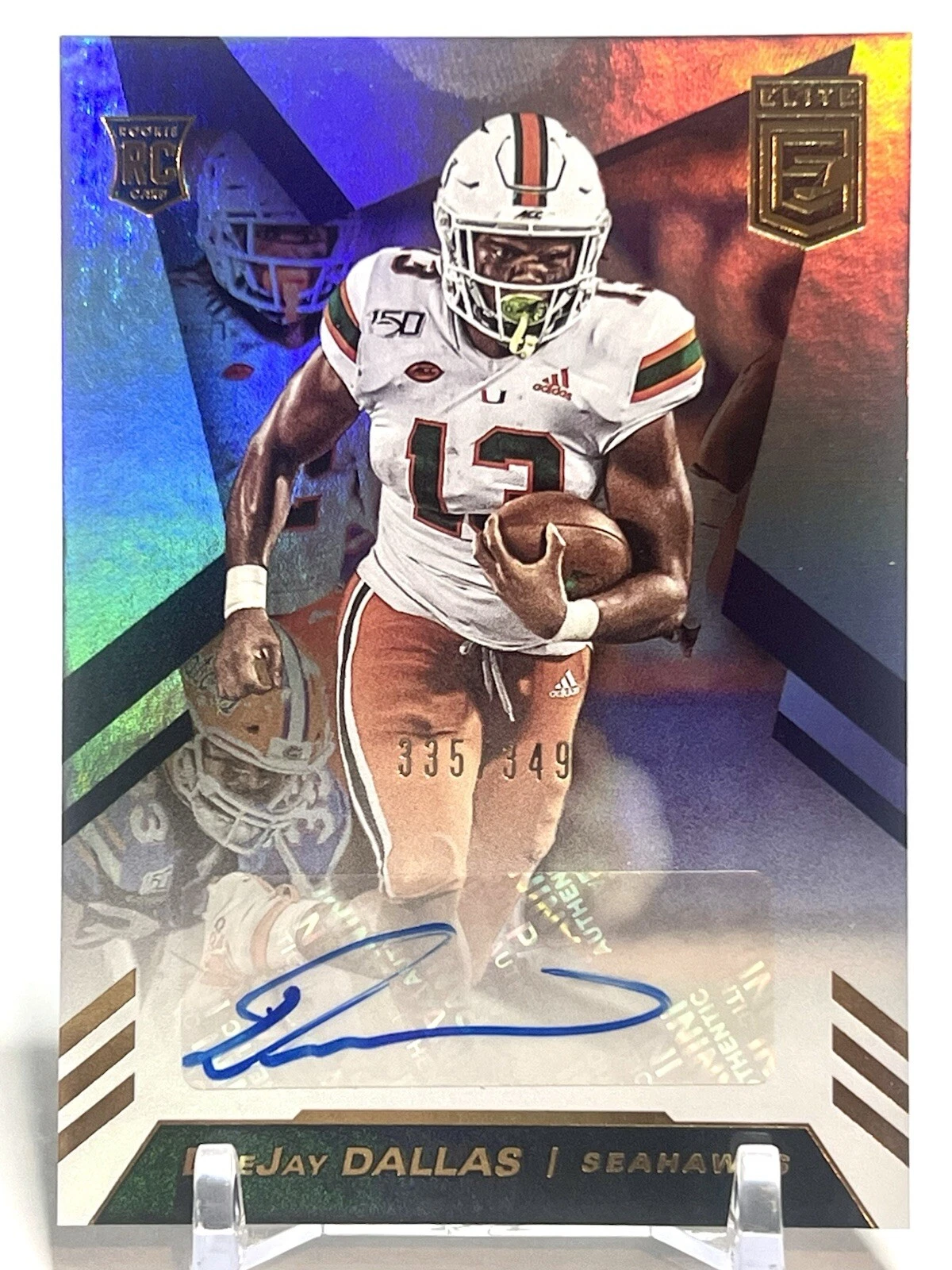 DeeJay Dallas Panini Donruss Elite Rookie Autographs #RADD Base