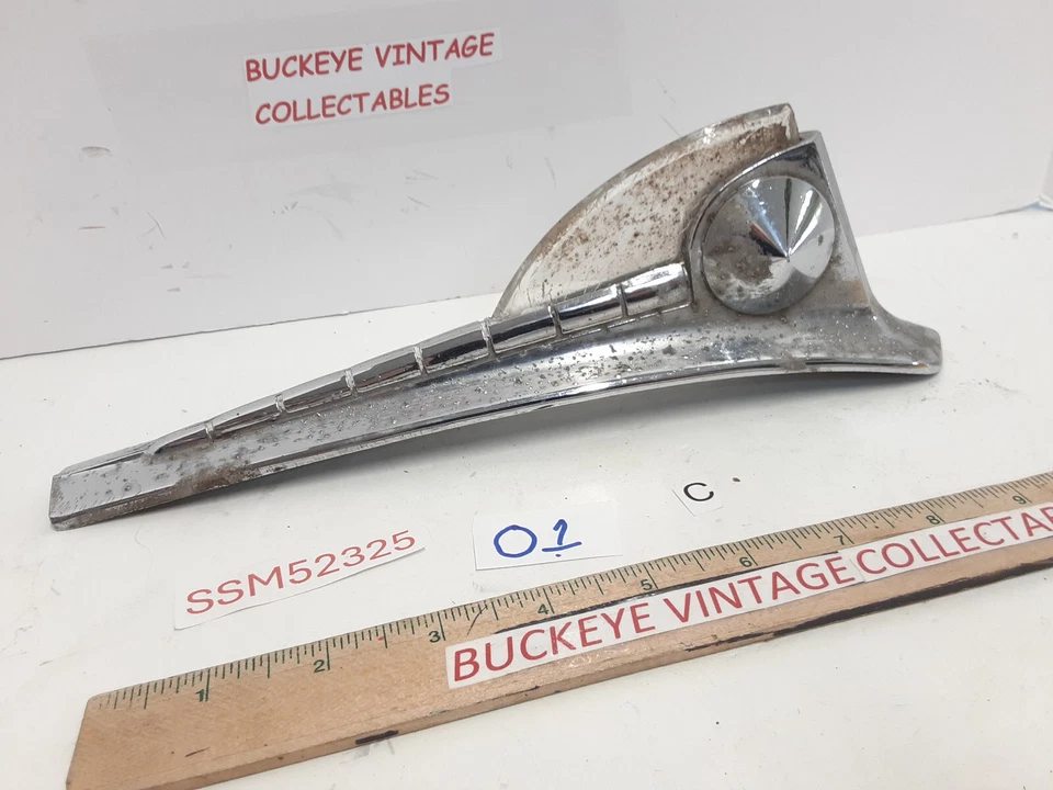 Ford Hood Ornament 1950 OEM #0A16851 CUPÉ PERSONALIZADO DE LUJO SEDÁN HOT ROD Foto 4 de 4