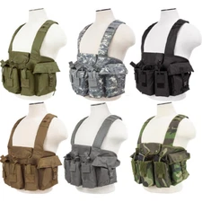 VISM Tactical Universal Chest Rig Airsoft Magazine Vest by NcSTAR CVAKCR2921