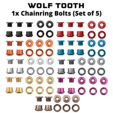Wolf Tooth Components 1x Chainring Bolts (Set of 5). All Colors!