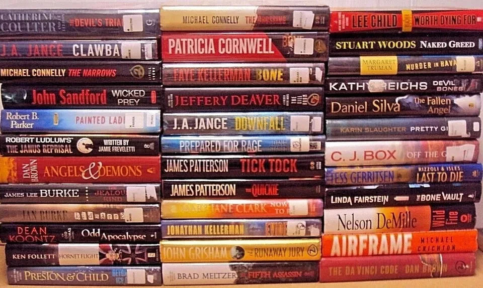 Lot of 5 Hardcover Thrillers Suspense Bestsellers - FREE SHIPPING Foto 2 de 4