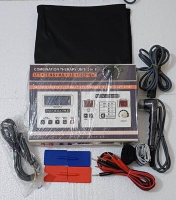 Latest Combination therapy Digital IFT+MS+TNS+US+Deep Heat 5in 1 Massager