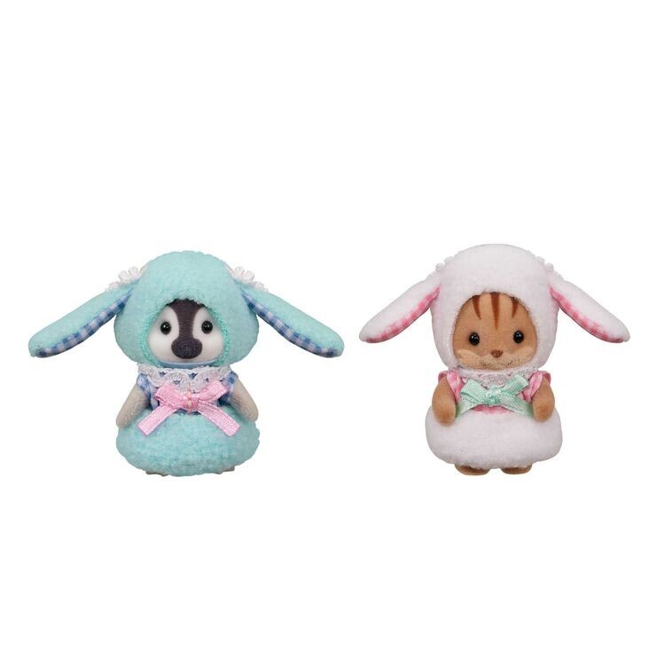Sylvanian Families Baby Pair Set Lop Ear Calico Critters Japan