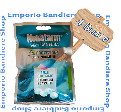 Nekatarm Canfora Profumata In Perle Palline Per Cassetti E Armadi Con Tarmicida Ebay