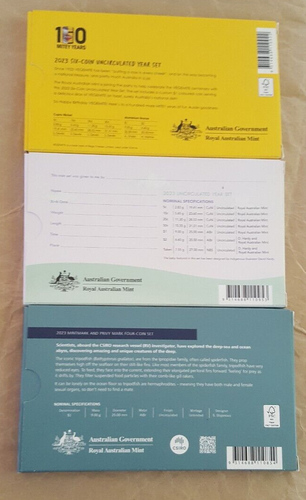 2023 AUS BABY coins set +2023 Creatures of the Deep 4 Coin+2023 6 coin vegemite - Picture 2 of 10