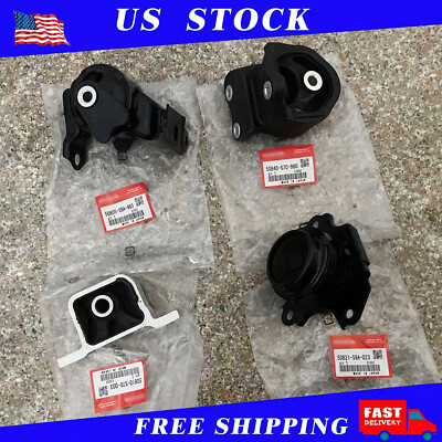 GENUINE OEM 4p Engine Motor& Trans Mount For 2002-2006 Honda CR-V 2.4L Automatic