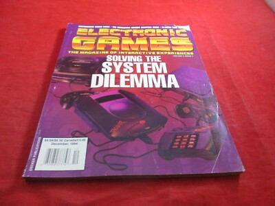 Electronic Games Magazine Issue 27 December 1994 System Dilemma Cover Jaguar 3DO