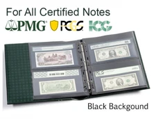 Lighthouse Grande Certified Currency Binder + Slipcase & 20 Banknotes Pages Deal