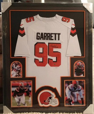 myles garrett signed jersey