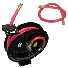 3/8" x 50' Retractable Air Hose Reel 300 PSI Truck Wall Ceiling  Mount Mountable