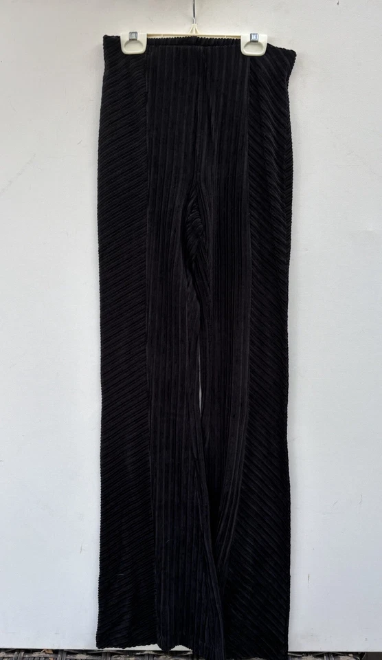 Pantalones de pana acampanados Free People XS negros boho Foto 2 de 4