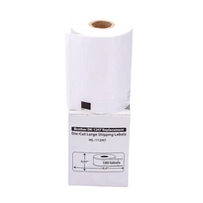 Non-OEM Fits BROTHER DK-1247 Labels 4.07" x 6.4", 1 Roll of 180 Labels