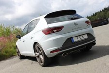 Fox Duplex Auspuff Sportauspuff Komplettanlage für Seat Leon 5F Cupra 2.0 213kW 