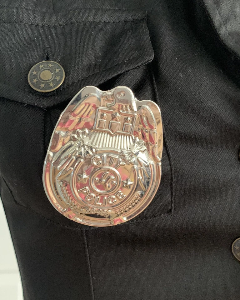 Vestido de policía malo policía mujer adulta talla S disfraz de Halloween sexy pierna de oficial Avenu Foto 4 de 4