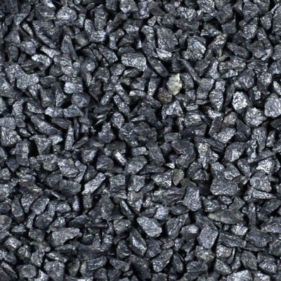 Kieselsteine Garten Zierkies Basalt 25 kg Anthrazit Aquarium Kies Basaltsplitt