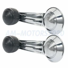 For Chevrolet GMC Pontiac Olds Cadillac Chrome Door Window Crank Handle Pair Set